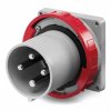 DKC DIS24612597 Вилка панельная прямая IP67 125А 3P+E+N 400В
