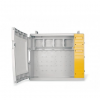 DKC DIS6580050 MBOX5 Корпус на 52 модуля , 4 поста с основанием 136х125 мм