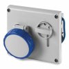 DKC DIS4051683 Розетка панельная с механической блокировкой IP67 16А 2P+E 230В