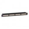 DKC RN6APPF241BK Патч-панель 19",1U,CAT6A, 24 порта RJ45, экранированная