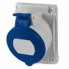DKC DIS4133263F Розетка панельная с наклоном IP44 32А 2P+E 230В