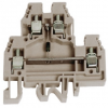 DKC ZDS128GR DAS.4/TGR, 2х уровневый проходной зажим с индикатором напряжения