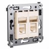 DKC 4405294 Компьютерная розетка RJ-45 в стену, кат.6 двойная