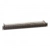 DKC RNKPPF241BK Патч-панель наборная с шторками 19",1U, под 24 модуля Keystone, UTP/STP