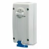 DKC DIS5601683 Розетка настенная с механической блокировкой IP44 16А 2P+E 230В