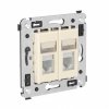 DKC 4405374 Компьютерная розетка RJ-45 в стену, кат.6А двойная