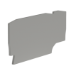 DKC ZEFC411GR Крышка для клеммы 3 точки подключения на 4 кв.мм