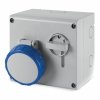 DKC DIS5051683 Розетка настенная с механической блокировкой IP67 16А 2P+E 230В
