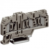 DKC ZHM210GR HMM.4/1+2GR, проходной зажим 4кв.мм 1ввод/2 вывода