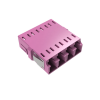 DKC RNFA54QLC Адаптер LC/UPC-Quad, Senior/Senior, SC-Duplex footprint, OM4