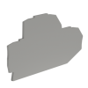 DKC ZEFDS201GR Крышка для двухуровневой клеммы на 2,5 кв.мм