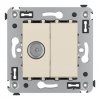 DKC 4405513 Розетка TV проходная в стену
