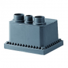 DKC 025001 Смотровой переходной колодец с крышкой для двустенных труб, 225х175х145мм