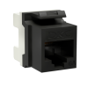 DKC RNK6AU180BK Модуль Keystone RJ45 CAT6А неэкранированный, 180 градусов