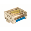 DKC BD125154 Блок распределительный на DIN рейку 4р 125А, 11х6мм 2х7,5мм 2x9мм.
