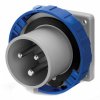 DKC DIS2481693 Вилка панельная прямая IP67 16А 2P+E 250В
