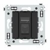 DKC 4412373 Компьютерная розетка RJ-45 в стену, кат.6А одинарная