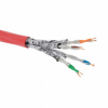 DKC RN6AUUA04RD Кабель CAT 6A, U/UTP Application, нг(А)-FRHF