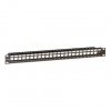 DKC RNKPP241BK Патч-панель наборная 19",1U, под 24 модуля Keystone, UTP/STP
