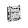 DKC 4404464 Компьютерная розетка RJ-45 в стену, кат.5e двойная