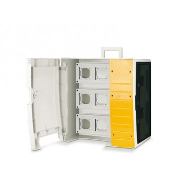 Фотография товара 'DKC DIS6570038 MBOX3 Корпус на 39 модулей и 9 постов с основанием 70х87 мм'