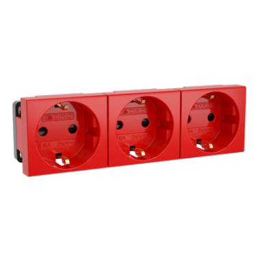 Фотография товара 'DKC 45013 Тройная розетка Viva'