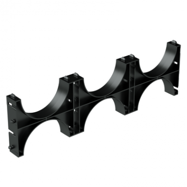 Фотография товара 'DKC 025903 Держатель расстояния (кластер) для двустенных труб, д.90мм, тройной'