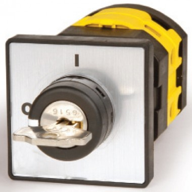 Фотография товара 'DKC AZ5701 Серебр.площадка и ручка с ключом, 48х48, отв. 22 мм'