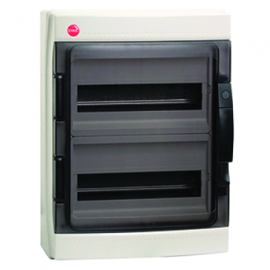 Фотография товара 'DKC 85724 Щиток настен.с двер.24мод.,IP65 с усил. клем.блок.2х87308'