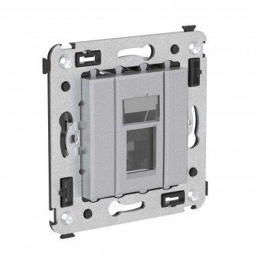 Фотография товара 'DKC 4404373 Компьютерная розетка RJ-45 в стену, кат.6А одинарная'