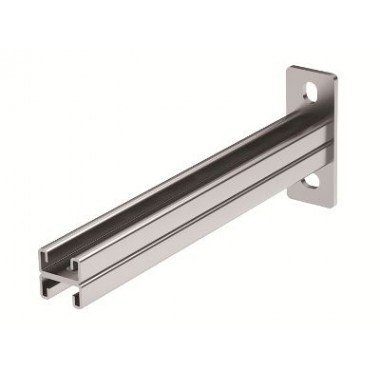 Фотография товара 'DKC IBBD2120C Консоль двойная, 41х21 мм, осн. 200, нержавеющая сталь AISI 304'