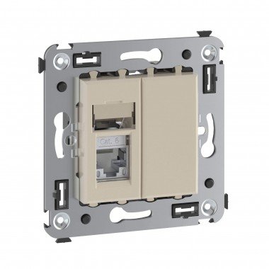 Фотография товара 'DKC 4405393 Компьютерная розетка RJ-45 в стену, кат.6'