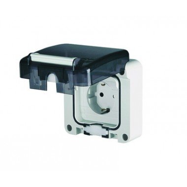 Фотография товара 'DKC DIS1374407 Розетка панельная. Защита IP66 с вставленной вилкой'