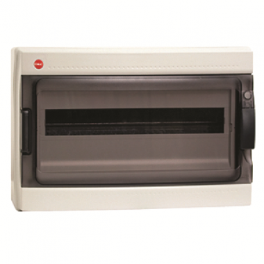 Фотография товара 'DKC 85918 Щиток настен.с двер.18мод.,IP65 с клем. блок. 1х87518 и замком'