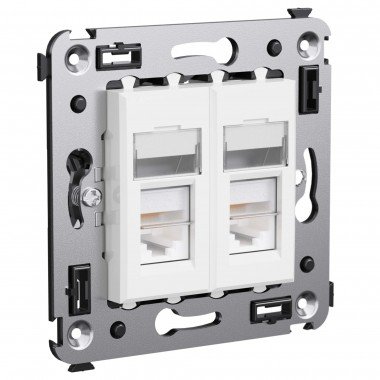 Фотография товара 'DKC 4400364 Компьютерная розетка RJ-45 в стену, кат.5e'