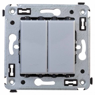 Фотография товара 'DKC 4404114 Переключатель двухклавишный в стену, "Avanti"'