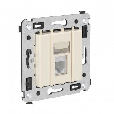 Фотография товара 'DKC 4405373 Компьютерная розетка RJ-45 в стену, кат.6А одинарная'