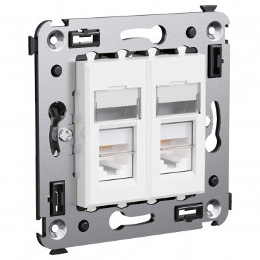 Фотография товара 'DKC 4400464 Компьютерная розетка RJ-45 в стену, кат.5e'