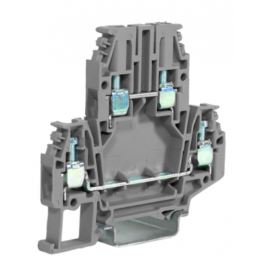 Фотография товара 'DKC ZDB400GR DBC.4/GR(Ex) Клемма проходная 4 кв.мм., 2 уровня, винт'