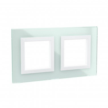 Фотография товара 'DKC 4406824 Рамка из натурального стекла, "Avanti" 2 поста (4 мод.)'