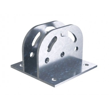 Фотография товара 'DKC IBSF4104C Крепление с площадкой шарнирное для профиля BPM-41, AISI 304L'