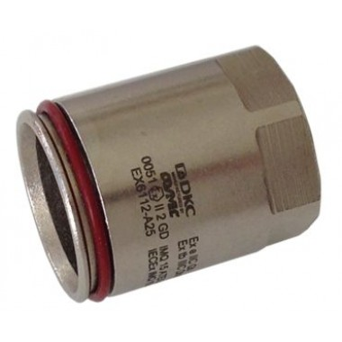 Фотография товара 'DKC EX6112-25XX Взрывозащищенная Ex e муфта труба-коробка DT 25 мм'