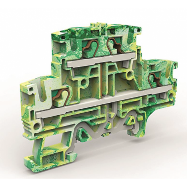 Фотография товара 'DKC ZEFDE400 Двухуровневая клемма заземления на 4 кв.мм'