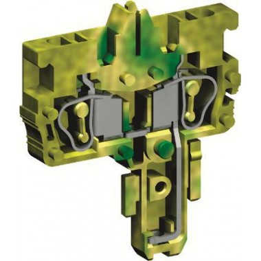 Фотография товара 'DKC ZHVT910 Разъем типа гнездо, с пружинным зажимом на 2 контакта 2,5 кв. мм.'