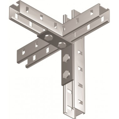 Фотография товара 'DKC BMC1021HDZ Уголок крепежный двойной, горячеоцинкованный'