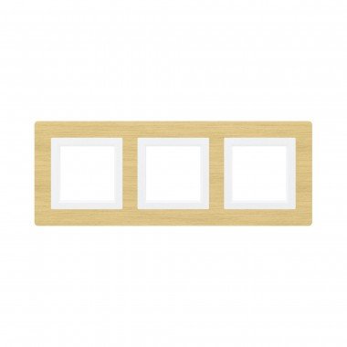 Фотография товара 'DKC 4400846 Рамка из натурального дерева, "Avanti" 3 поста (6 мод.)'
