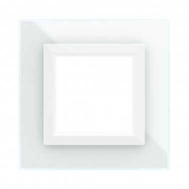 Фотография товара 'DKC 4400822 Рамка из натурального стекла, "Avanti" 1 пост (2 мод.)'