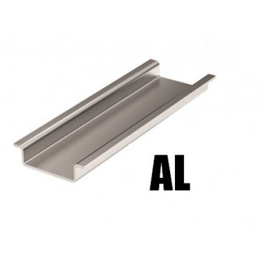 Фотография товара 'DKC 02135AL Дин-рейка алюминиевая, с насечкой OMEGA 3, 35х7,5мм.'