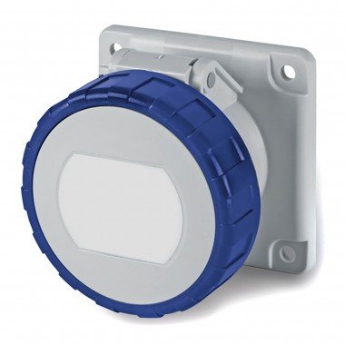 Фотография товара 'DKC DIS4271663 Розетка панельная IP67 16A 2P+E 230В'