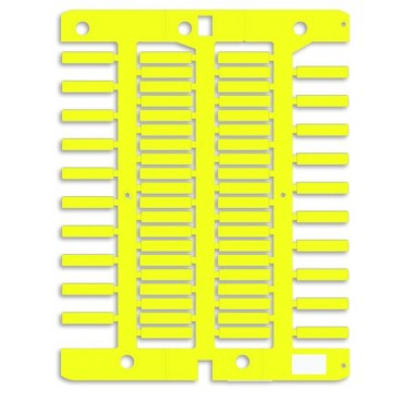 Фотография товара 'DKC NUT18Y Маркировка для провода, жесткая, для трубочек. 4х18мм'